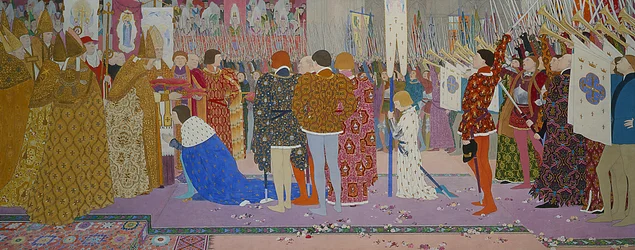The Crowning at Reims of the Dauphin, from Joan of Arc Series E, 1907